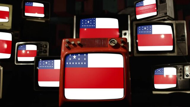 Flag of Amazonas, Brazilian state, and Vintage Televisions.