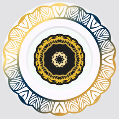 Decorative mandala pattern. Vector illustatration for design