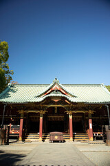 Beautiful Architecture at Nezu Shrine in Tokyo