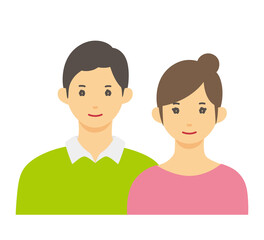 夫婦のイラスト
