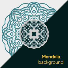 background mandala royal pattern card template. Oriental pattern, vector illustration. Islam, Arabic, Indian, turkish, pakistan, chinese, mystic, ottoman motifs.