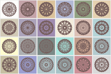 Mandala Islamic Background. Oriental pattern, vector illustration. Islam, Arabic, Indian, moroccan,spain, turkish, pakistan, chinese, mystic, ottoman motifs. Vector