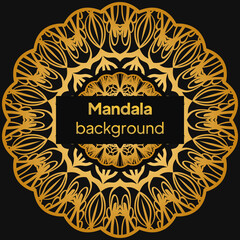 Flower Mandala. Vintage decorative elements. luxury wedding, beauty fashion concept, royal holiday party cards. Vector illustration
