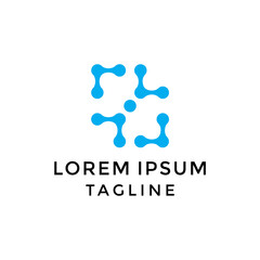 Medical Tech Logo Design Template