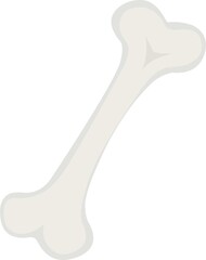 Vector illustration of emoticon of a bone