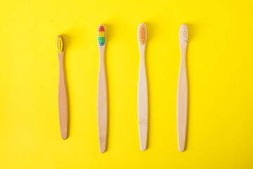 bamboo wood toothbrushes, zero waste, eco-friendly family toothbrushes