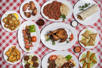 Set of Turkish platos