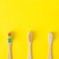 bamboo wood toothbrushes, zero waste, eco-friendly family toothbrushes