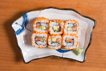 Sushi Roll with Masago