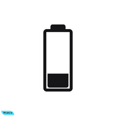 Icon vector graphic of Battery, good for template web