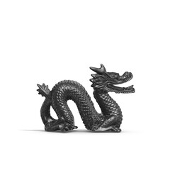 A collection of sculptures made in neon style on a black background for your design ideas. 3D rendering of objects that can be stylized. Combine the shape by adjusting the color and achieve new effect