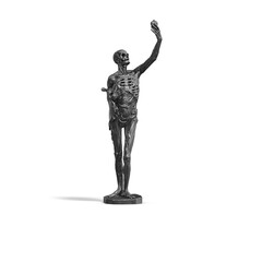 Fototapeta premium A collection of sculptures made in neon style on a black background for your design ideas. 3D rendering of objects that can be stylized. Combine the shape by adjusting the color and achieve new effect