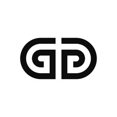 Letter GA initial logo design template