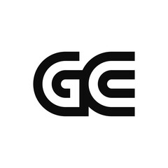 Letter GC initial logo design template