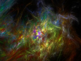 Imaginatory fractal background Image