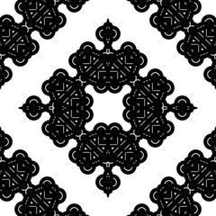 Design seamless decorative lacy pattern