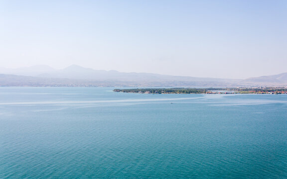 Armenia. Lake Sevan from Sevanavank Peninsula