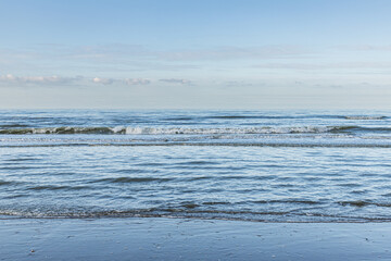 Oostduinkerke, Belgium : Sesacape with blue tones