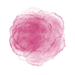 Background with pink watercolor stain. Abstract hand drawn texture for typography, greeting cards, invitations, wallpapers, logos, business cards, wedding invitations.