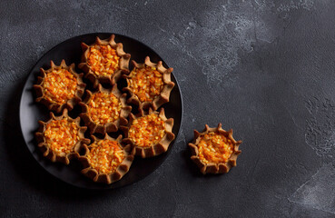 Traditional karelian, finnish, russian mini pies 