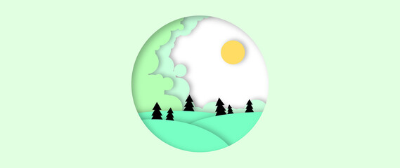 Circle Landscapes #1