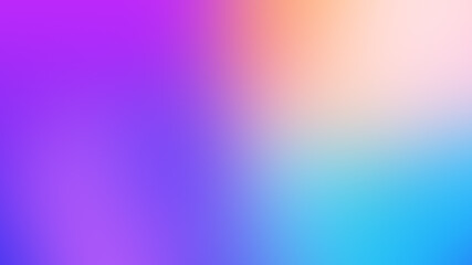 Soft multi-coloured gradient background