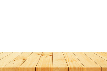 wooden floor isolate on white background.