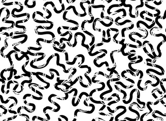 Seamless vector pattern with curves