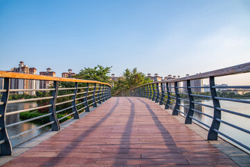 Scenery of Phoenix Lake Park, Nansha, Guangzhou, China