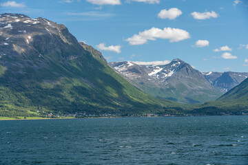 View from Olderdalen, Troms, Norway.