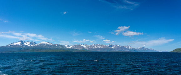 View from Lyngsalpene, Troms, Norway.
