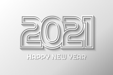 Happy New Year 2021 Simple Design