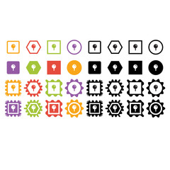 Map Markers pin icon