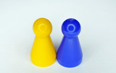 bunte spielfiguren