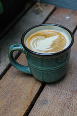 cup of coffee with milk