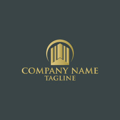 real estate company logo template