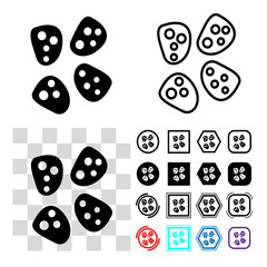 virus and bacteria icon