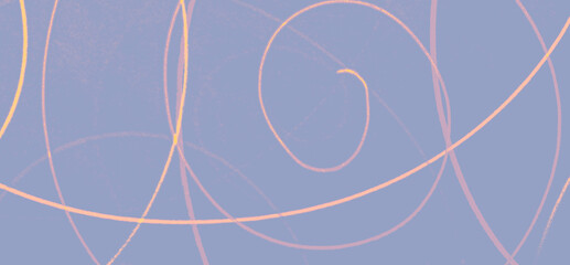 Tangled Scrawl Template. Yelllow Artistic Pencil 