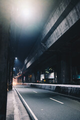 Manila overpass at night