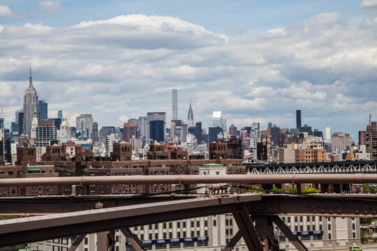 Skyline of New York, Manhattan, from Brooklyn