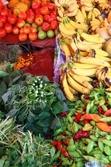 Fruit market in Guadeloupe