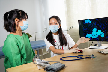 Consultation gynécologique pour vaginite provoquée par des candida albicans.