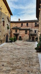 Ancient village of San Marino, Umbria, Italy