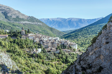 Anversa aerial, Abruzzo, Italy