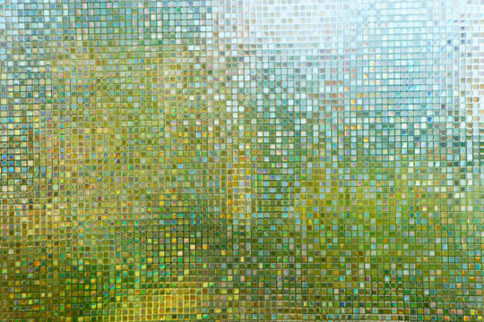 glass tile wall background