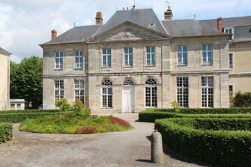 former saint-martin abbey in sées in normandy (france)