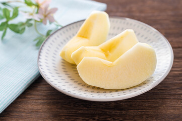 カットしたぐんま名月