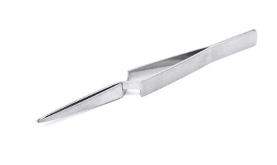 Metal tweezers isolated