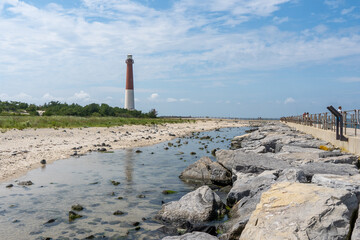 Rocky Pier at the Barnegat Light