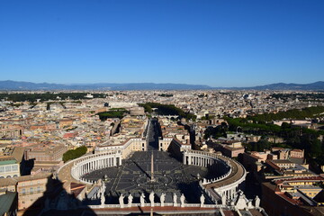 Fototapeta na wymiar view of vatican and rome
